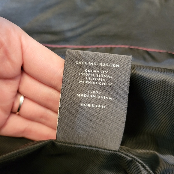 Vince Camuto 100% real lamb napa leather jacket - Picture 6 of 10